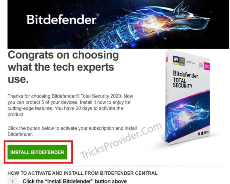 bitdefender 3 months trial