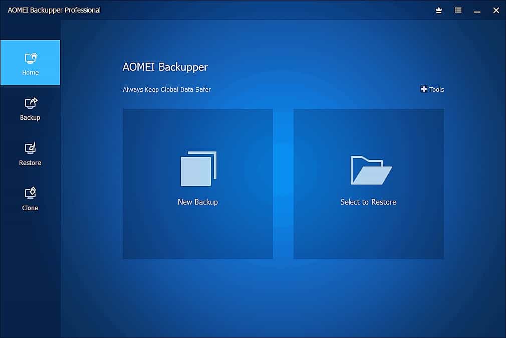 download the new for windows AOMEI Backupper Professional 7.3.2